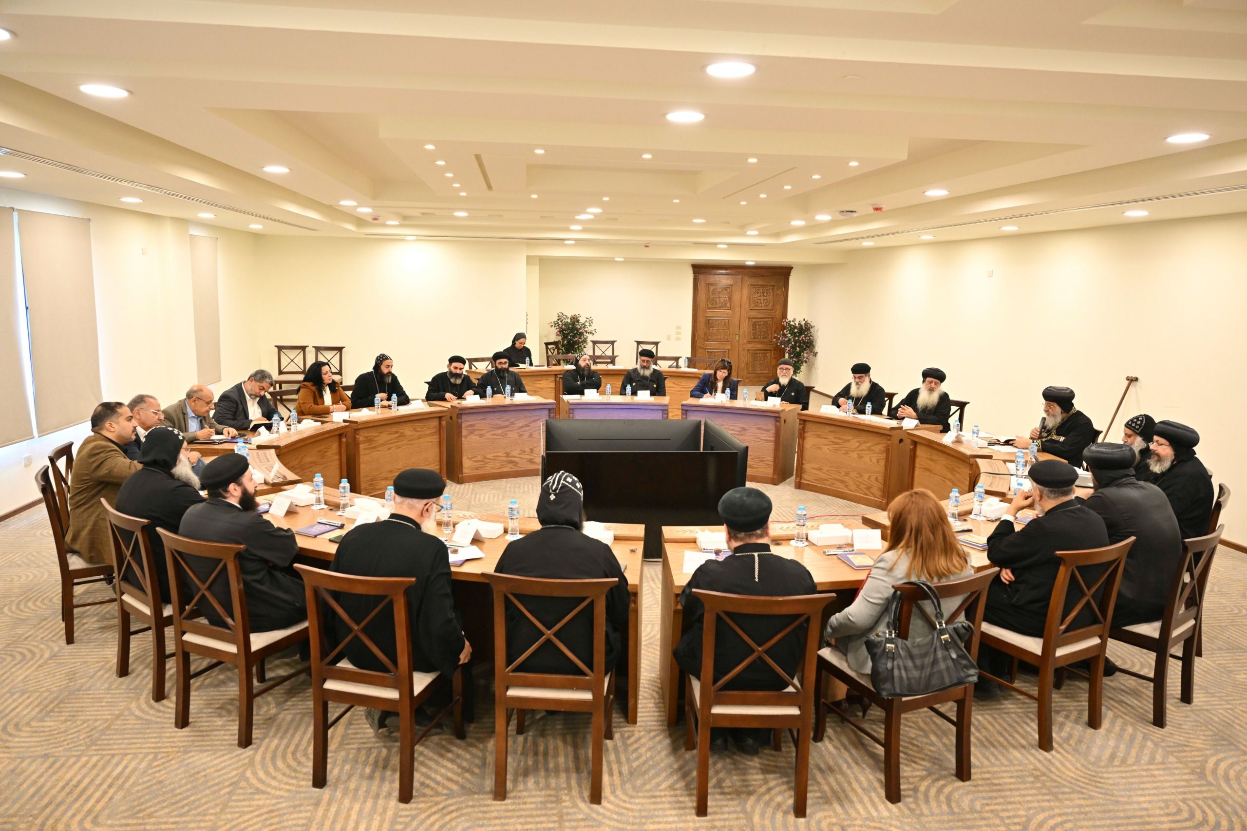 قداسة البابا يلتقي ممثلي الكليات والمعاهد اللاهوتية بأكاديمية مارمرقس