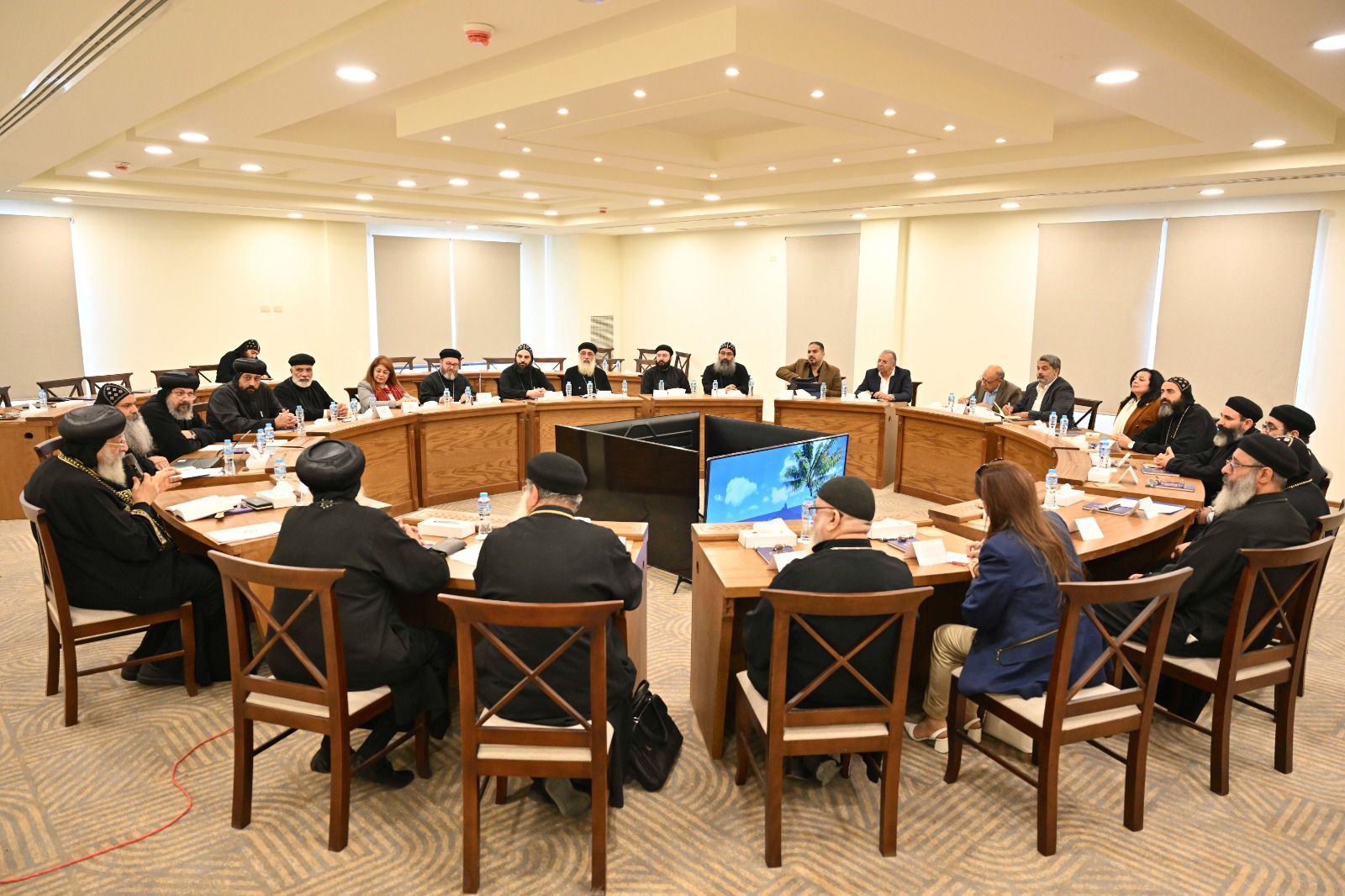 جانب من لقاء قداسة البابا