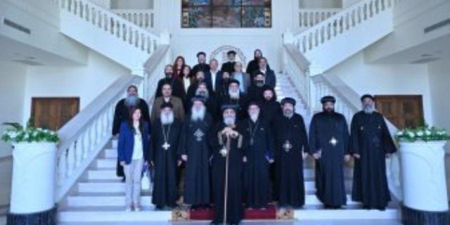البابا تواضروس الثانى يلتقى ممثلى الكليات والمعاهد اللاهوتية بأكاديمية مارمرقس